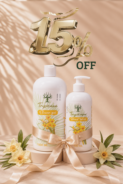Hand wash + Shower gel 15 % Off