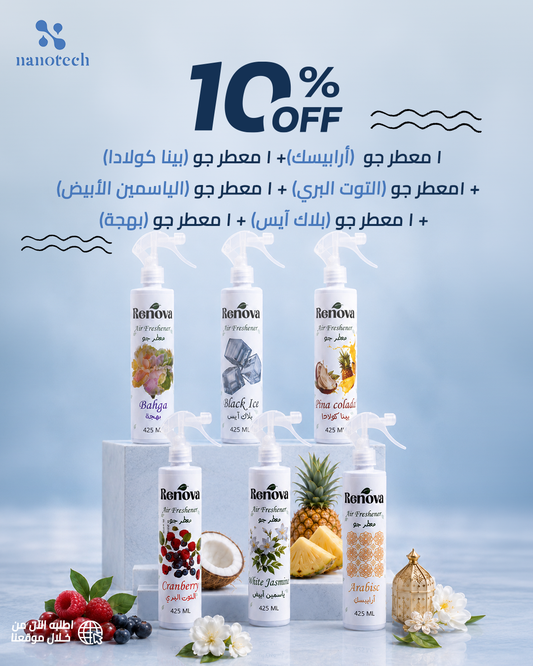6 Renova Air Fresheners - 10% Off